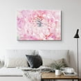 thumbnail image 2 of PixonSign Canvas Print Wall Art Pink and Purple Camellia Flower Floral Wilderness Mixed Media Realism Glam Whimsical Multicolor Ultra for Living Room, Bedroom, Office - 24"x36", 2 of 5