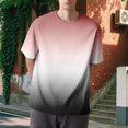 thumbnail image 2 of Yigetop T Shirts for Man, Men Ombre Crew Neck T Shirt Short Sleeve Regular Fit Casual Soft Tee Tops, Black, L, 2 of 8