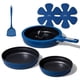 thumbnail image 1 of Juego de Cocina CAROTE 8 piezas Azul Antiadherente Inducción Apto para Horno, 1 of 9