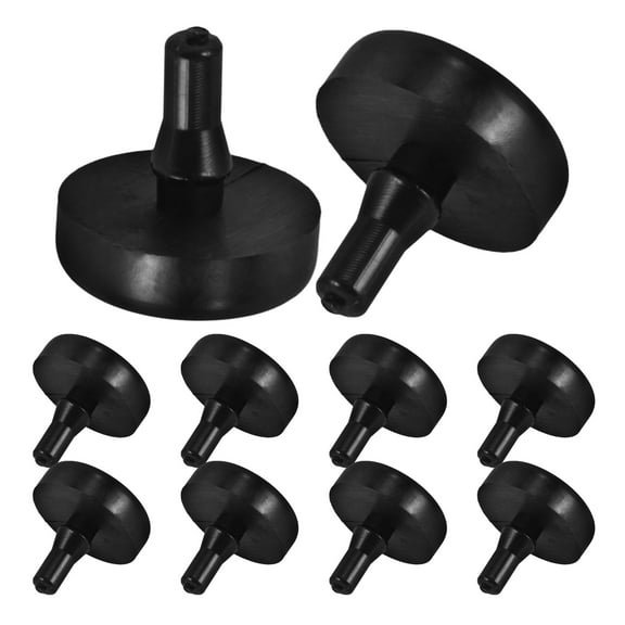 CIMAXIC Rubber Brake Switch Stopper Classic 10Pcs 0.8x0.7x0.7in