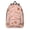 Beige and Pink, variant on Beige and Pink Baseball Pattern Backpack for School, Cute School Bag with Adjustable Shoulder Straps and Padded Back, 15.7"x11.8"x5.5"
