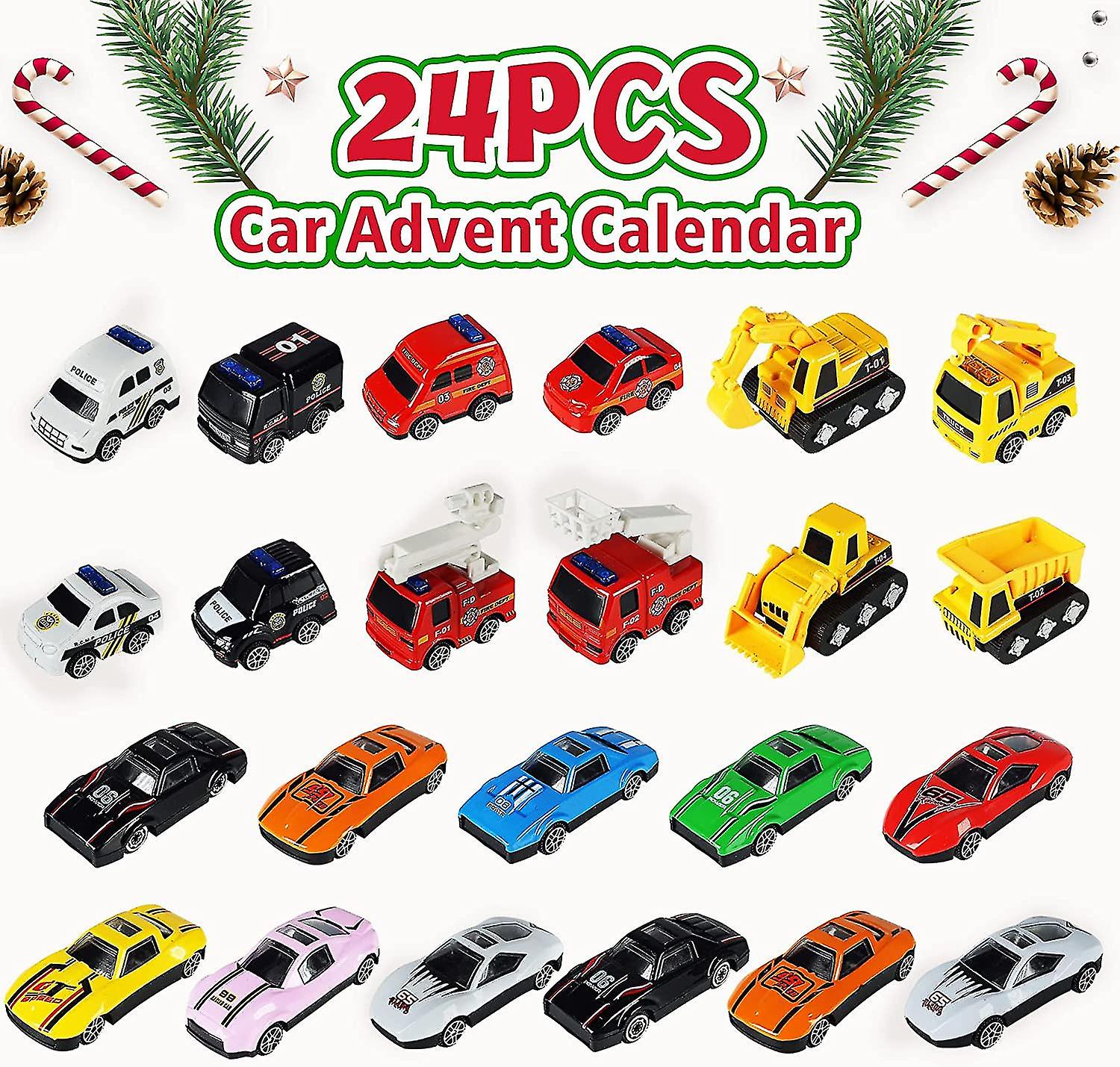 Calendrier De L’Avent 2025 Avec 24 Voitures Miniatures - Jouet éducatif Pour Garçons De 3 à 8 Ans - 7