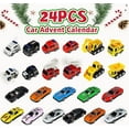 thumbnail image 2 of 24pcs Alloy Cars For Christmas Countdown, Boys Advent Calendar Toys, 2 of 4