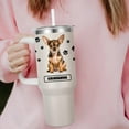 thumbnail image 6 of Chihuahua Gift for Dog Owner,40oz Chihuahua Tumbler with Handle Insulated Reusable Stainless Steel Travel Water Bottle (Color 3), 6 of 6