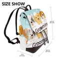 thumbnail image 2 of Gaeub Cute Dog In Bathtub1 Print Women's Leather Backpack,Travel Laptop Backpack,Fashion Ladies Leather Backpack Bag for Travel,Leather Drawstring Daypack for Me, 2 of 4