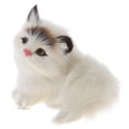 thumbnail image 1 of Juguetes de Peluche Estatuillas de Gato Regalos para \ , 8 cm Hugo Gato realista, 1 of 10