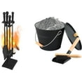 thumbnail image 1 of Ash Bucket& Fireplace Tools Set, 1 of 5