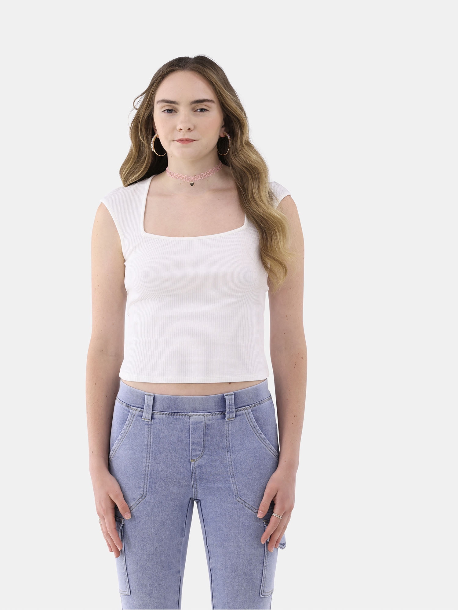 トップス BORDERS at BALCONY ONE SHOULDER KNI Knotted One-Shoulder Cropped Bustier | Banana Republic Factory