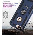 thumbnail image 6 of Phone Case for iPhone 6/6S Plus iPhone 7 Plus iPhone 8 Plus,[ Military Grade ] 15ft. Drop Tested Protective Case with Magnetic Car Mount Ring Holder Stand Cover for iPhone 6/7/8 Plus - Blue, 6 of 6