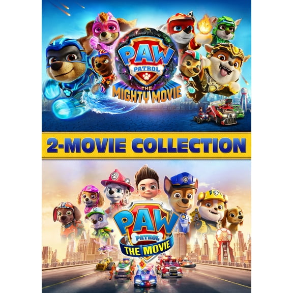 PAW Patrol: The Mighty Movie   PAW Patrol: The Movie: 2-Movie Collection (DVD)