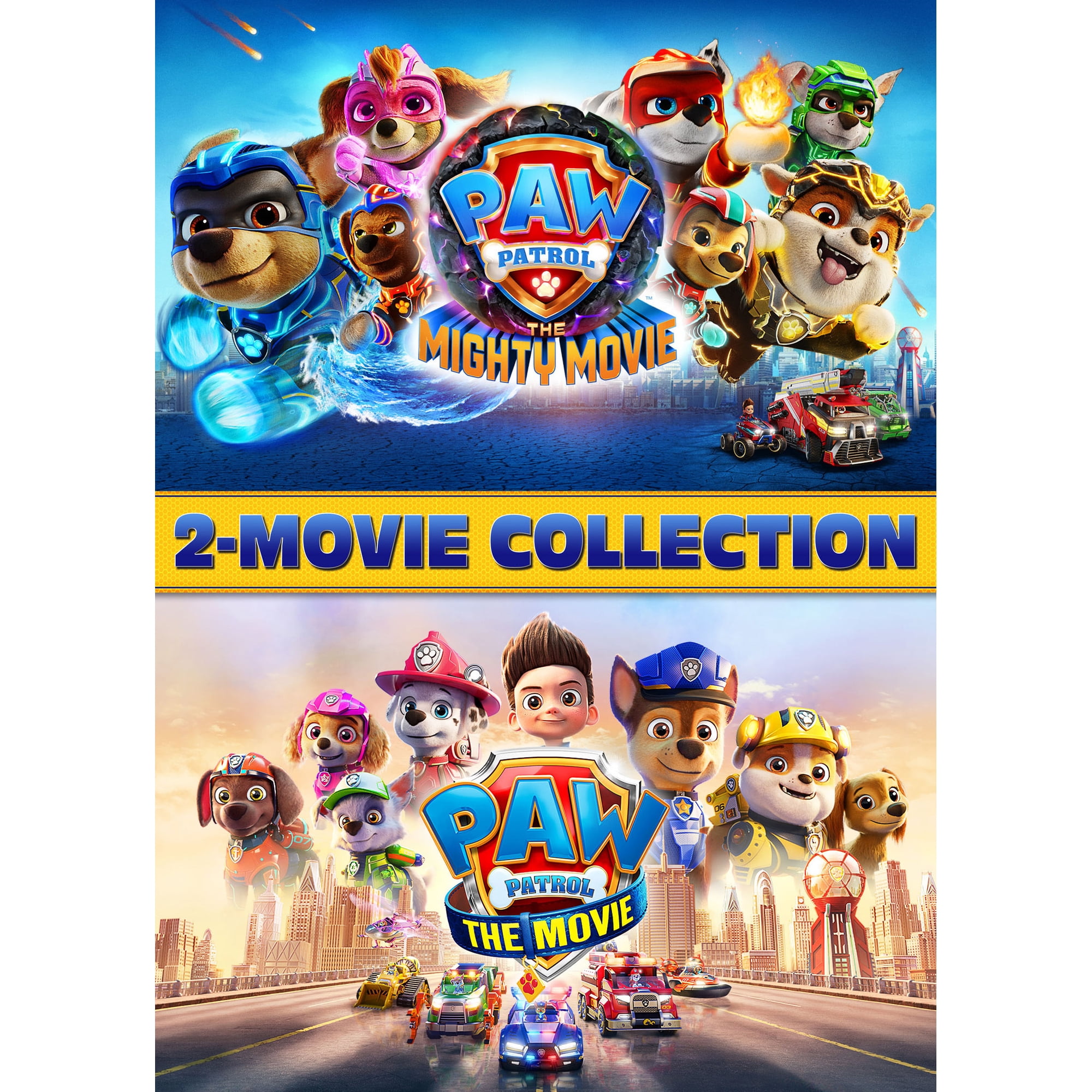 PAW Patrol: The Mighty Movie + PAW Patrol: The Movie: 2-Movie Collection (DVD)