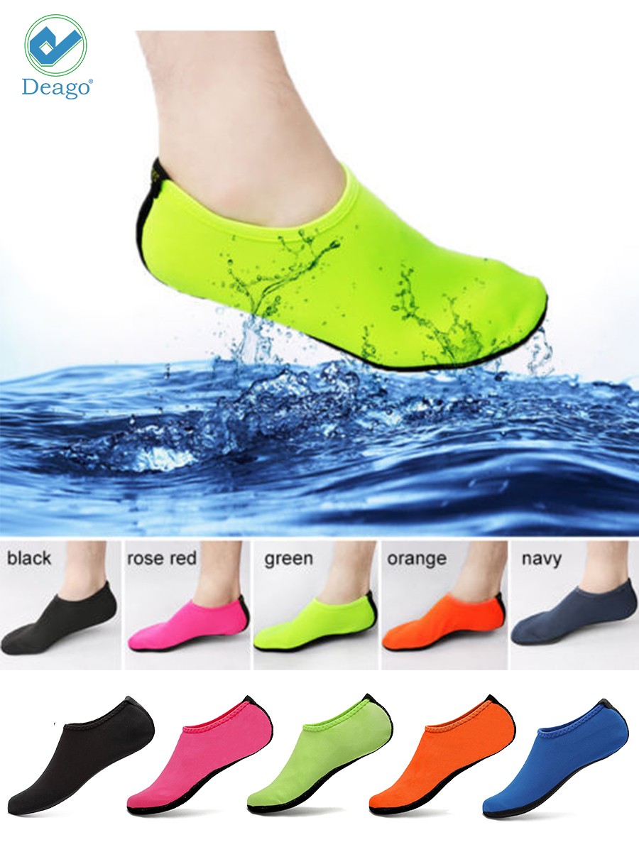 Deago Men Women Skin Water Barefoot Shoes Aqua Beach Socks Yoga ...