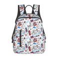 thumbnail image 1 of Balery London Landmark2 Mochila Ligera para Hombres y Mujeres – Resistente y Impermeable, Ideal para la Escuela, el Trabajo, los Viajes y el Uso Diario, 1 of 7