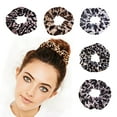 thumbnail image 3 of 5 Pieces Woman Hair Scrunchies Fashion Travel Vacation Beach Work School Stretchable Ponytail Holder Hairband for Female Type 5, 3 of 7