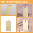 thumbnail image 2 of LEEYNEER 100 Pcs Shipping Label Labels Manila Wire Tags with Eyelets Blank for Packing Wired, 2 of 6