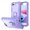 Purple, variant on iPhone 6 Plus/iPhone 7 Plus Case 5.5", iPhone 8 Plus Cover, Heaavy Duty Four Layer Dropproof Defender Ring Kickstand Cell Phone Case for iPhone 8 Plus/7 Plus/6 Plus(5.5 inch), Purple