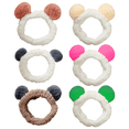 thumbnail image 1 of Spa Diademas Lindo Panda Coral Maquillaje Diademas Lavado de cara Diadema Maquillaje Elástico Turbante Bandas para el cabello Ducha Yoga Envolturas para la cabeza Diadema facial Vhermosa CPB-DE-LYY960-2, 1 of 5