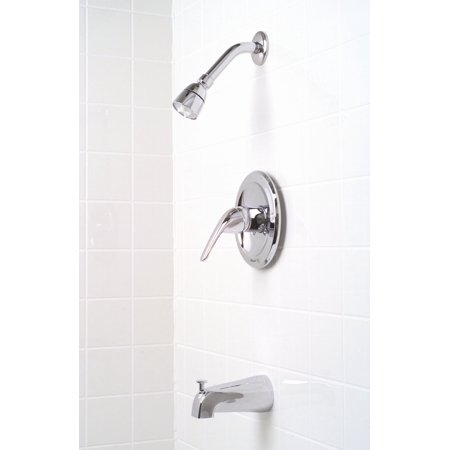 Premier Faucet Bayview Single Handle Diverter Tub and Shower Faucet Lever