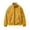 Yellow-01, variant on Rvwovn Men's Full Zip Fleece Jacket, Stand Collar Polar Fleece Coat, Elastic Cuffs Multi Zipper Pockets