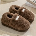 thumbnail image 5 of Slippers for Women Fuzzy Memory Foam Slippers Indoor Outdoor Shoes with Thick Sole and Heel Support Soft Warm Winter Home Footwear, 5 of 5