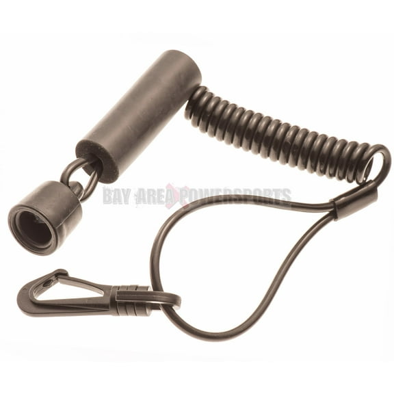 Sea Doo Dess Ignition Key Cap & Floating Lanyard Tether Black 278002199 Programmable