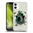 thumbnail image 1 of Head Case Designs Officially Licensed Harry Potter Deathly Hallows XXVII Slytherin Hard Back Case Compatible with Apple iPhone 12 Mini, 1 of 7
