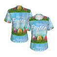 thumbnail image 5 of Wukai Happy Easter Classic V-Neck T-Shirt for Women: Comfortable, Stylish, and Versatile Wardrobe Essential-Large, 5 of 7