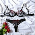 thumbnail image 1 of Ropa interior de encaje traje de tanga de malla ropa interior sexy para mujer 21116 Tela de encaje, 1 of 6