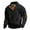Black, variant on Men's Sweatshirts - Men's Vintage Stand Collar 3D Digital Knit Print Button Up Sweatshirt,Casual Jackets for Men Long Sleeve with Elbow Patch Hoodie Pullover Top Sweatshirts