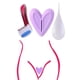 thumbnail image 4 of Plantilla de afeitado para mujer maquinilla de afeitar Bikini partes privadas dedicadas vello púbico femenino (03, 4 of 7
