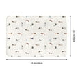 thumbnail image 3 of Daiia Dachshund Dog Puppy Front Door Mat, Heavy Duty Durable Welcome Mat for Outdoor Indoor, Dirt Trapper Waterproof Super Absorbent Door Mat, 16" x 24", 3 of 9