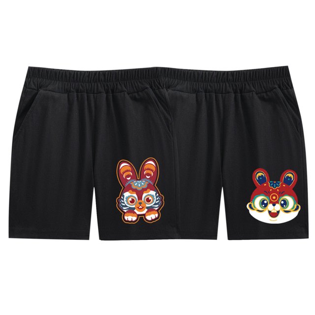 Odeerbi 2-10 Años Niños 2 Pcs Bermudas de Algodón Bermudas de Verano Lindo Estampado Cintura Elástica Pantalones Cortos Casual