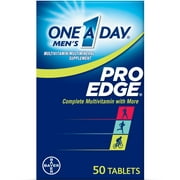 One A Day Men's Pro Edge Multivitamin Tablets, Multivitamins for Men, 50 Ct