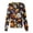 Earthy Yellow&06#0706F, variant on S-5XL Halloween Scrub Jacket Women Ghost Pumpkin Spider Web Nurse Uniform Snap Front Fall Women Workwear with Pocket M