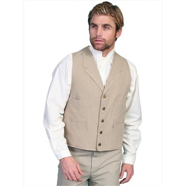 Scully RW041-SAN-L Gilet Rangewear Frontier pour Hommes, Sable, Grand