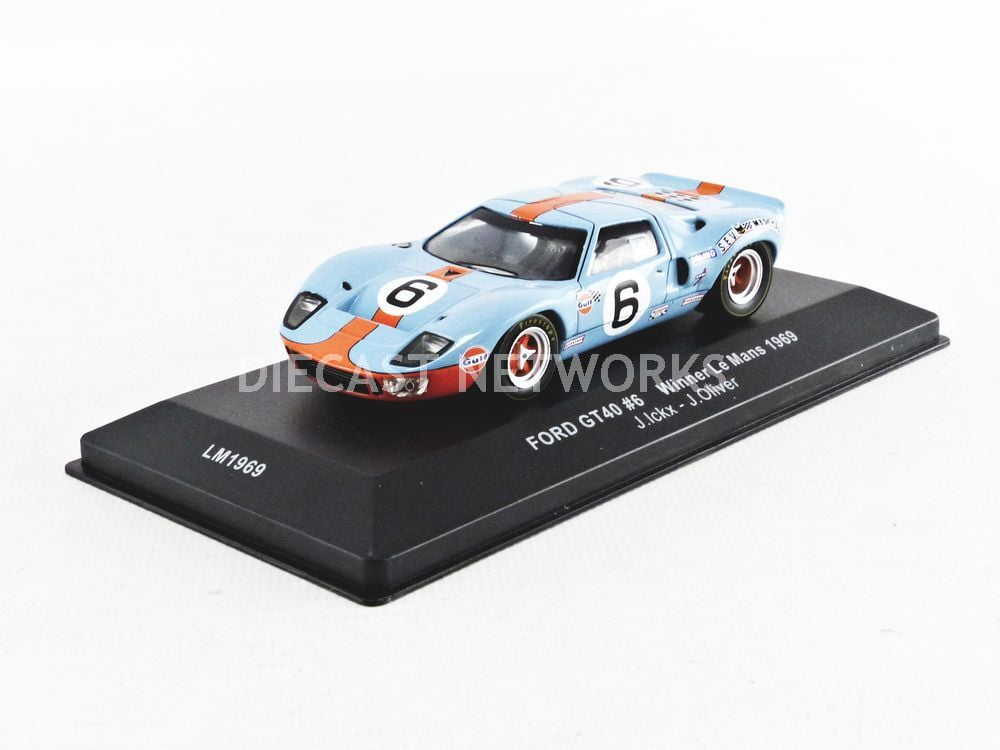 1//43 IXO LM1969 GULF WINNER LE MANS 1969 FORD GT 40