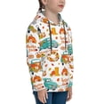 thumbnail image 3 of Daiia Fall Pumpkins And Sunflowers for Boys Fashion Hoodies & Sweatshirts with Kangaroo Pocket,Hooded Sweatshirt for Kid, Breathable& Moisture Wicking-Small, 3 of 6