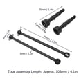 thumbnail image 4 of SHENMO Metal Steel RC Car Rear Drive Shaft Axles Set for LOSI 1/10 22S 2WD Remote Control Car, 4 of 6