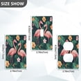 thumbnail image 7 of Yayeee Duplex Wall Plate 1-Gang 4.5"x2.7" Home Receptacle Light Switch Decorative Outlet Cover, Flamingo Leaves Pattern, 7 of 7