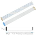 thumbnail image 3 of Uxcell FFC Cable 0.5mm Pitch 30 Pin 150mm Flat Ribbon Cable for LCD Screen B Type 2 Pack, 3 of 6