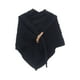 thumbnail image 1 of Minnieouse Mantón de invierno para mujer, chal para fiesta de boda, banquete, Color sólido, pañuelo para el cuello, capa de poliéster para Abrigos y chamarras Negro, 1 of 6