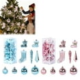 thumbnail image 2 of CY5O5ee Christmas Ball Ornaments 21PCS Large Shatterproof Christmas Tree Ornaments Vintage Farmhouse Rustic Xmas Party Home Decor Hanging Ornament, 2 of 7