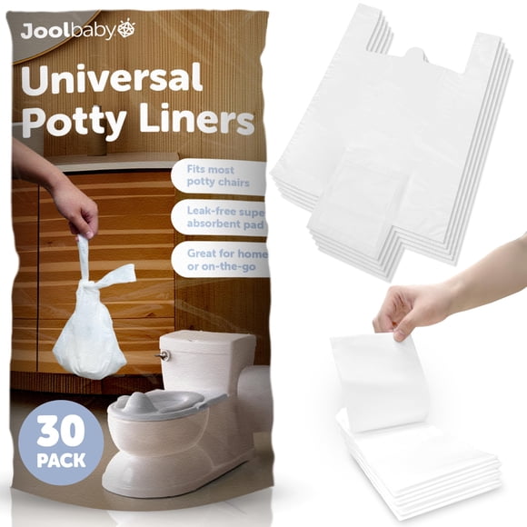 Forros desechables para orinal Jool Baby, superabsorbentes, 30 unidades