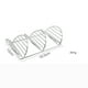 thumbnail image 3 of Posición de rejilla de 3 capas Soportes para panqueques de acero inoxidable 304 Soportes para rollos de pollo y maíz Soportes para tacos Soportes para panqueques con forma de V, 3 of 6