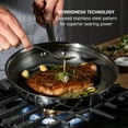 thumbnail image 4 of T-fal HybridMesh Stainless Steel Cookware, Frypan, 10.5 Inch, Silver, 4 of 6