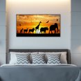 thumbnail image 4 of Kits de pintura al óleo de animales al atardecer por números, cuadro de lienzo, arte de pared, Color artesanal DIY Likrtyny Arte deco, 4 of 9