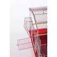 thumbnail image 4 of Prevue Produits pour Animaux SP50041 Cage à Oiseaux Style Grange, Rouge/blanc, 4 of 4