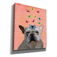thumbnail image 2 of Epic Graffiti 'White French Bulldog and Butterflies' by Fab Funky, Canvas Wall Art, 26"x30", 2 of 3