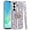 Purple, variant on XPM for Samsung Galaxy A16 5G Phone Case, Diamonds 3D Butterfly Floral Design Bling Sparkly Glitter Hybrid Metal Fashion with Ring Stand Cover for Galaxy A16 5G (Light Green)