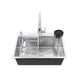 thumbnail image 2 of Tarja de Cocina Plateada Maxims 60x46 cm Acero Inoxidable con Grifo y Accesorios, 2 of 7